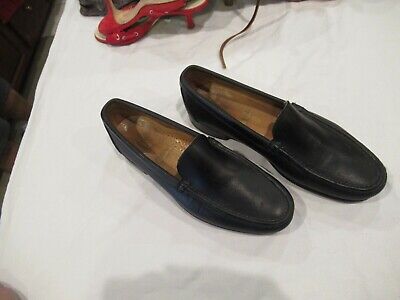 Alden H457 Black Calfskin Venetian Loafer