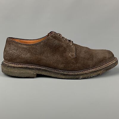 Alden 94703 Dark Brown Reverse Chamois Plain Toe Blucher
