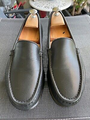 Alden H457 Black Calfskin Venetian Loafer