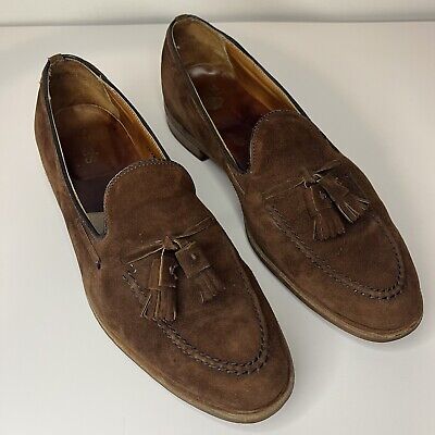 Alden 3618 Brown Suede Tassel Loafer