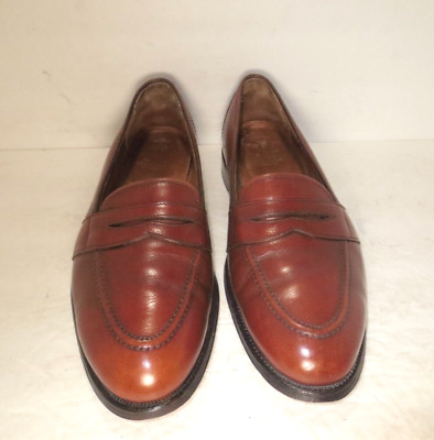 Alden 7660 Burnished Tan Alpine Grain Full Strap Loafer