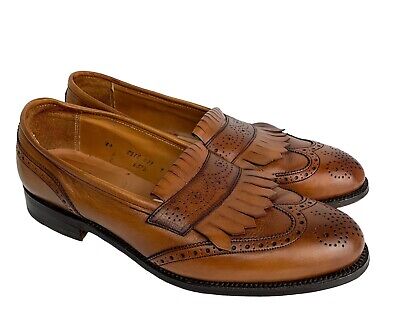 Alden 6572 Brown Calfskin Wing Tip Loafer
