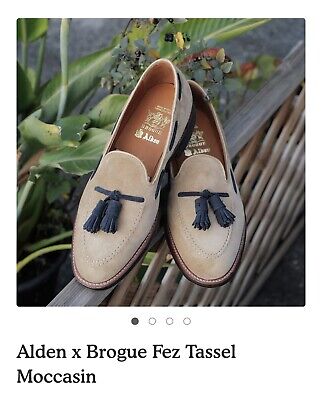 Alden D1103L Tan Suede Tassel Loafer