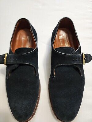 Alden 15770F Navy Suede Monk Strap