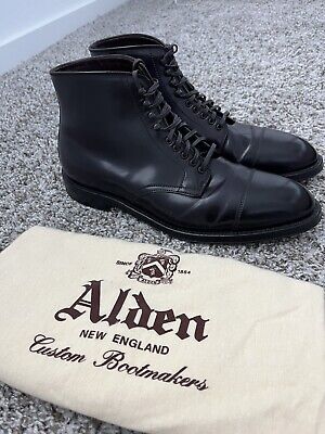 Alden 40600H Color 8 Shell Cordovan Cap Toe Boot