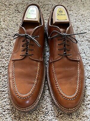 Alden D1626L Tan Calfskin Mocc Toe Blucher