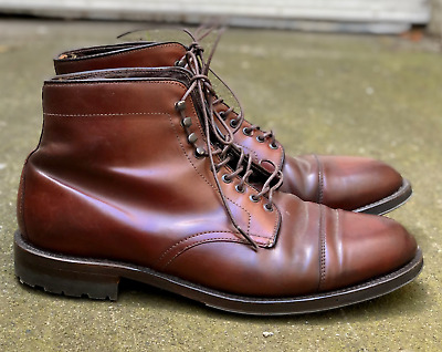 Alden 39623HC Ravello Shell Cordovan Plain Toe Boot