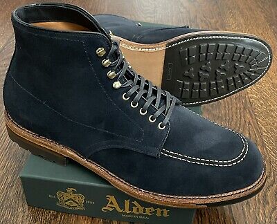 Alden D1970H Navy Suede Indy Boot