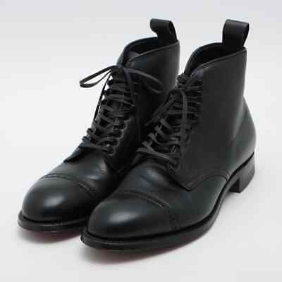 Alden 86005H Black Pebble Grain Perforated Cap Toe Boot