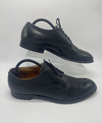 Alden 595 Black Calfskin Plain Toe Dover