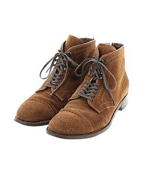 Alden 41822H Snuff Suede Perforated Cap Toe Boot