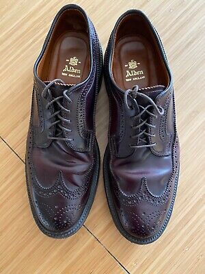 Alden 975C Color 8 Shell Cordovan Long Wing Blucher