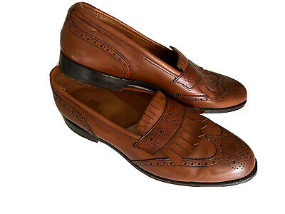 Alden 6572 Brown Calfskin Wing Tip Loafer