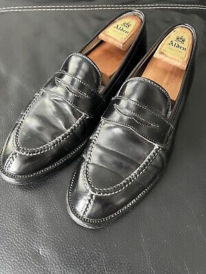 Alden 1035 Black Shell Cordovan Norwegian Split Toe Loafer