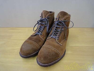 Alden 41822H Snuff Suede Perforated Cap Toe Boot