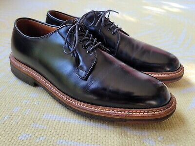 Alden D5416 Black Calfskin Plain Toe Blucher