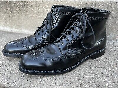 Alden　44669C　ブラック シェルコードバン　Wing Tip Boot Alden 44695 Black Shell Cordovan Wing Tip Boot | Alden Model