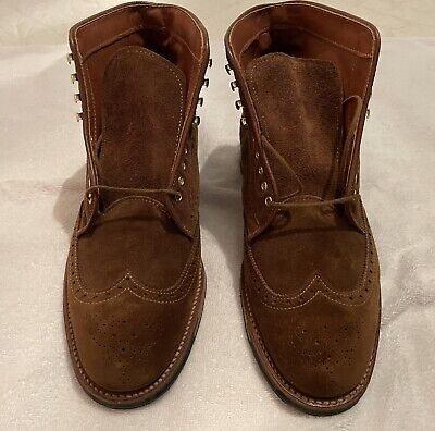 Alden D8835HC Snuff Suede Wing Tip Boot