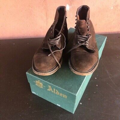 Alden 4081HY Humus Suede Cap Toe Boot