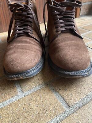 Alden 45062 Dark Brown Suede Plain Toe Boot