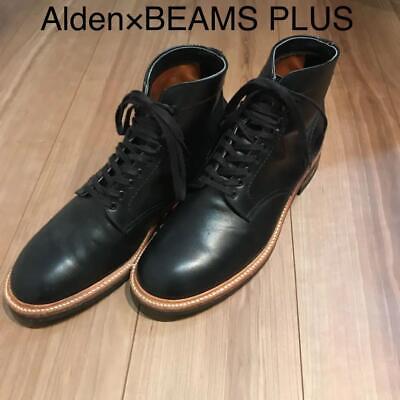 Alden 4503H Black Calfskin Plain Toe Boot