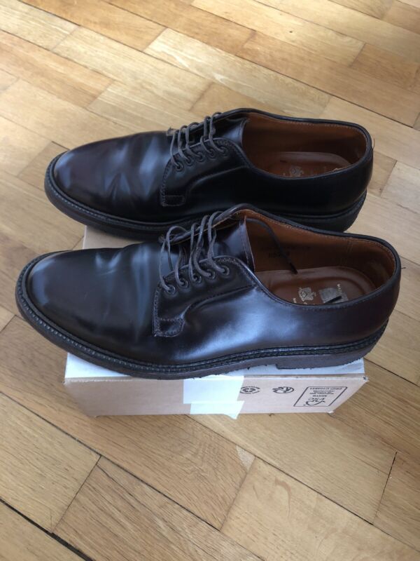 Alden M5408 Color 8 Shell Cordovan Plain Toe Blucher | Alden