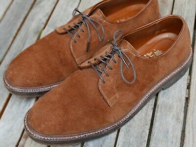 Alden 94702 Snuff Suede Plain Toe Blucher