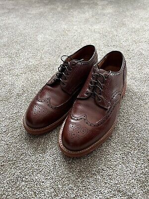 Alden 20460 Mahogany Scotch Grain Short Wing Tip Blucher