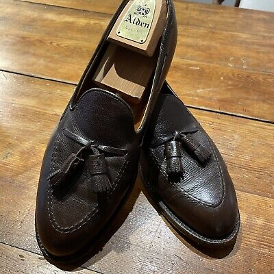 Alden D8102 Dark Brown Alpine Grain Tassel Loafer