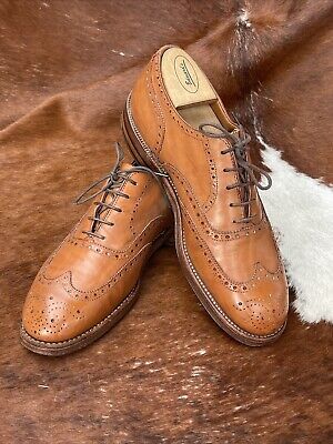 Alden 9728 Burnished Tan Calfskin Wing Tip Bal