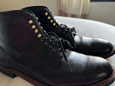 Alden D4820HC Black Trapper Calf Plain Toe Boot | Alden Model Project