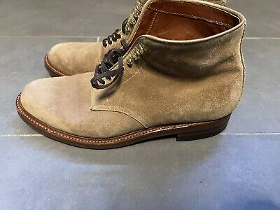 Alden D4802H Camel Suede Plain Toe Boot
