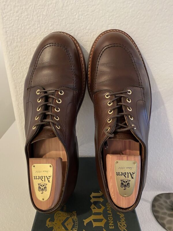 Alden D0618 Brown Chromexcel Mocc Toe Blucher | Alden Model