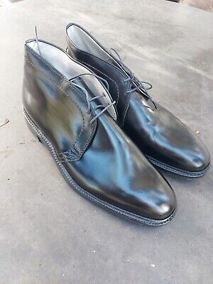 Alden 14725C Black Calfskin Chukka
