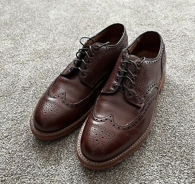 Alden 20460 Mahogany Scotch Grain Short Wing Tip Blucher
