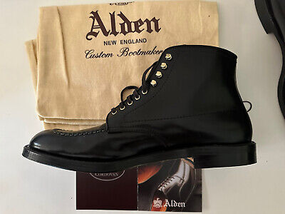 Alden D1961H Black Shell Cordovan Indy Boot