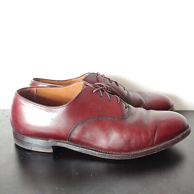 Alden 933 Burgundy Calfskin Plain Toe Bal