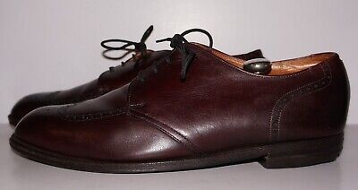 Alden 256 Burgundy Calfskin Perforated Wing Blucher