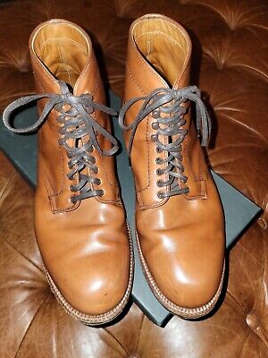 Alden 86044H Tobacco Calfskin Plain Toe Boot