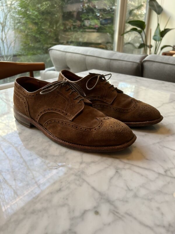 【極上美品】ALDEN 20161F Snuff Suede ショートウィング Alden 20161F Snuff Suede Short Wing Tip Blucher | Alden