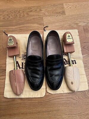 Alden 1035 Black Shell Cordovan Norwegian Split Toe Loafer
