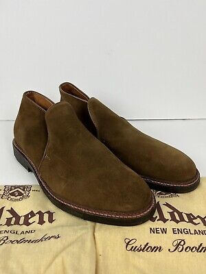 Alden G0701 Snuff Suede Chukka Slip-On Boot