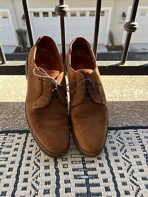 Alden 94702 Snuff Suede Plain Toe Blucher