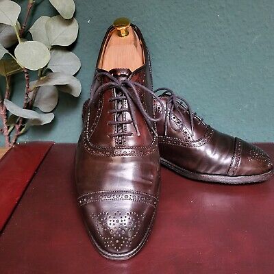 Alden 5195 Color 8 Shell Cordovan Medallion Tip Blucher
