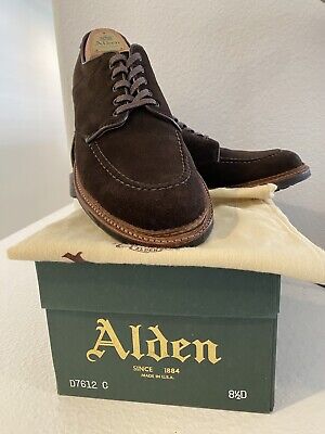 Alden D7612C Chocolate Suede Saddle Shoe