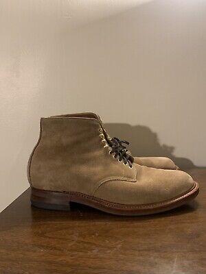 Alden D4802H Camel Suede Plain Toe Boot