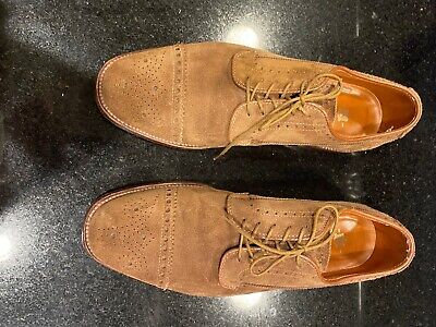 Alden D6531 Snuff Suede Medallion Tip Blucher