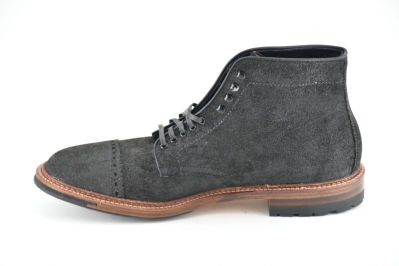Alden D9845HC Earth Reverse Chamois Perforated Cap Toe Boot