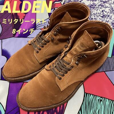 Alden 45631H Snuff Suede Plain Toe Boot
