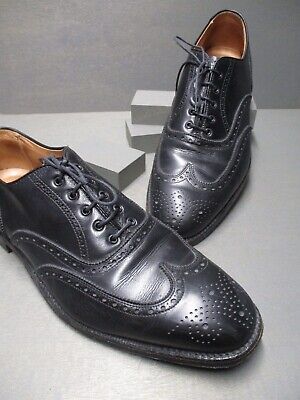 Alden 4289 Black Calfskin Wing Tip Bal